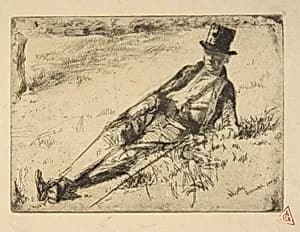 Greenwich Pensioner by James McNeill Whistler