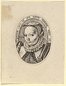 Grietgen (Margaretha) Jansdr. by Hendrick Goltzius