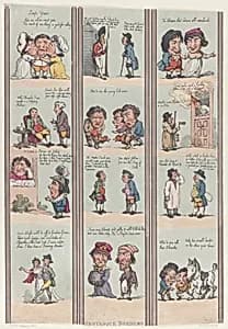 Grotesque Borders for Rooms & Halls by Thomas Rowlandson|Rudolph Ackermann, London|George Murgatroyd Woodward