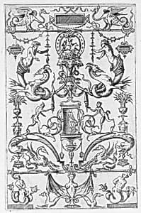 Grotesque Panel by Jacques Androuet Du Cerceau