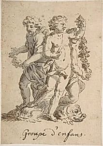 Groupe d'enfans by Anonymous, French, 17th century
