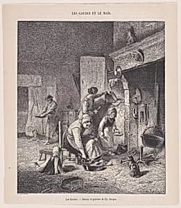 Gruel, from "Le Magasin Pittoresque" by Charles Jacque