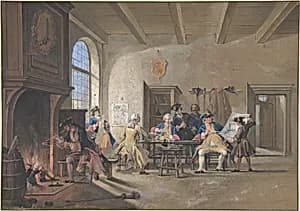 Guardroom Scene by Cornelis Troost