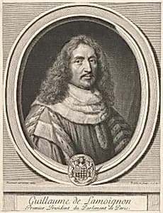 Guillaume de Lamoignon by Robert Nanteuil|Gérard Edelinck