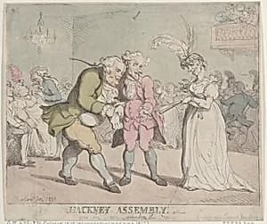 Hackney Assembly by Thomas Rowlandson