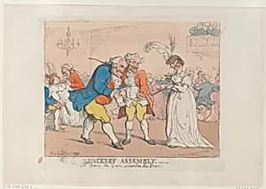 Hackney Assembly by Thomas Rowlandson