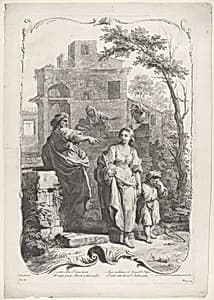 Hagar Sent into the Wildnerness by Francesco Bartolozzi|Giuseppe Zocchi|Joseph Wagner