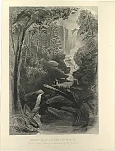 Haines Falls, Catskill Mountains by Joseph Ives Pease|William (Wilhelm) Momberger