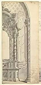 Halved Design for an Altar