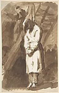 Hanged Man by Goya (Francisco de Goya y Lucientes)