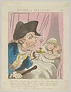Hatred or Jealousy by Thomas Rowlandson|George Murgatroyd Woodward