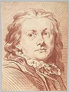 Head of a Man by Jakob Matthias Schmutzer