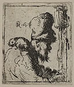 Head of a Rat Catcher by Rembrandt (Rembrandt van Rijn)