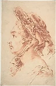 Head of a Woman by Francesco Bartolozzi|François Boucher