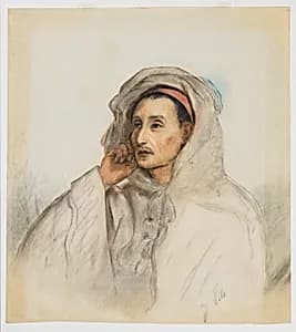 Head of an Arab by Isidore Pils