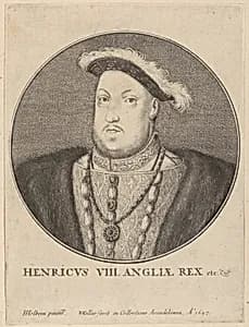 Henricus VIII Angliae Rex etc. by Wenceslaus Hollar|Henry VIII, King of England and Ireland|Hans Holbein the Younger
