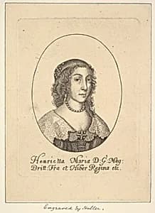 Henrietta Maria by Wenceslaus Hollar|Henrietta Maria, Queen of England