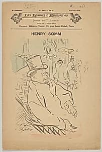 Henry Somm by Henri de Toulouse-Lautrec|Vanier