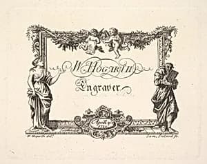 Hogarth's Shop Card by Samuel Ireland|William Hogarth