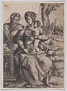 Holy Family by Lambert Suavius
