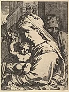 Holy Family by Werner van den Valckert