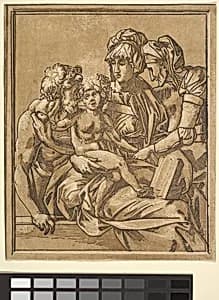 Holy Family by Master ND