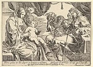 Holy Family with Saints by Pierre Brebiette