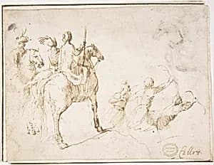 Horsemen and Archers by Francesco Allegrini