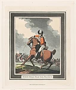 Horses Head, Near Side, Protect by Henry Angelo|Thomas Rowlandson