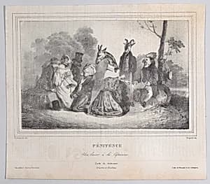 Hot Cockles by Benard|Auguste Desperret|J. J. Grandville
