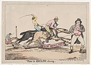 How to Escape Losing by Thomas Rowlandson