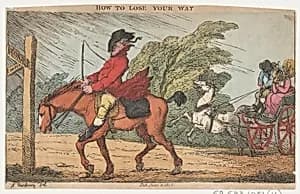 How to Lose Your Way by Thomas Tegg|Thomas Rowlandson|Henry William Bunbury