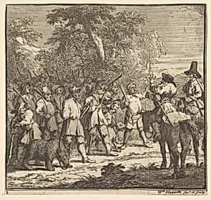 Hudibras First Adventure (Seventeen Small Illustrations for Samuel Butler's Hudibras, no. 2) by William Hogarth|Samuel Butler
