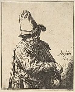Hurdy Gurdy Man by Adriaen van Ostade
