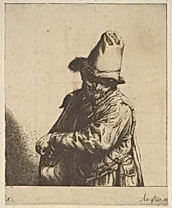Hurdy Gurdy Man by Adriaen van Ostade