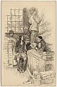 In the Library by Edwin Austin Abbey
