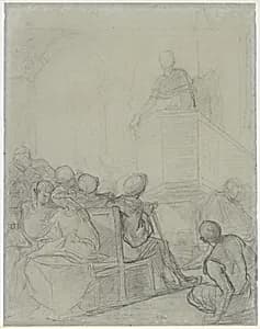 Interior of a Church by Thomas Couture