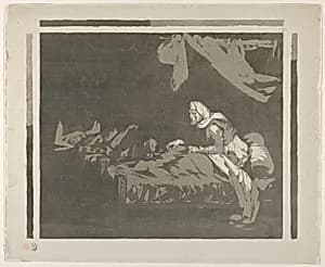 Interior of a Military Hospital by Eugène Delacroix