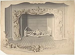 Iron Grate with Acanthus Ornament by Anonymous, British, 19th century