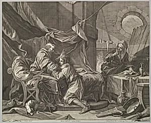 Isaac Blessing Jacob by Jean Daullé|Martin Gottfried Crophius|François Boucher|Johann Daniel Herz the Elder