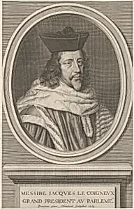 Jacques Le Coigneux by Robert Nanteuil