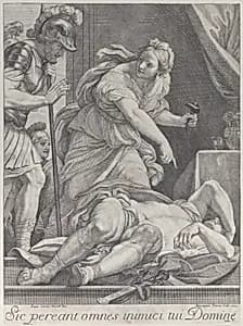 Jael slaying Sisera