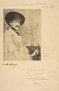 Portrait of James McNeill Whistler|Percy Thomas|James McNeill Whistler