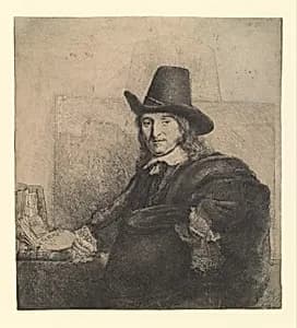 Jan Asselijn, Painter (Krabbetje) by Rembrandt (Rembrandt van Rijn)