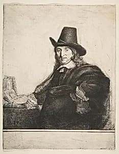 Jan Asselijn, Painter (Krabbetje) by Rembrandt (Rembrandt van Rijn)