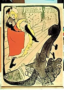 Portrait of Jane Avril|Henri de Toulouse-Lautrec