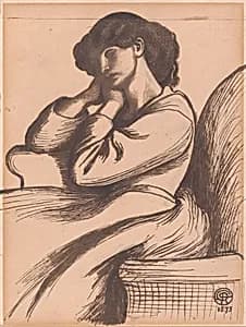 Jane Morris by Dante Gabriel Rossetti|Jane Morris