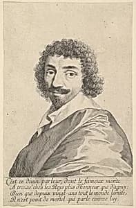 Jean-Louis Guez de Balzac by Claude Mellan|Jean Louis Guez de Balzac