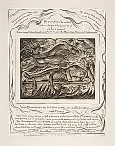 Job's Evil Dreams by William Blake|William Blake