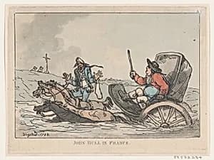 John Bull in France by Thomas Rowlandson|Henry Wigstead